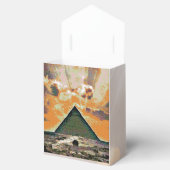 Pyramid geschenkzak bedankdoosjes (Geopend)