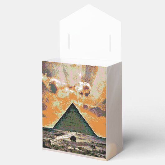 Pyramid geschenkzak bedankdoosjes (Geopend)