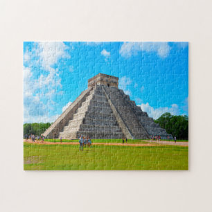 Pyramid Kukulcan Chichenitzá Mexico. Legpuzzel