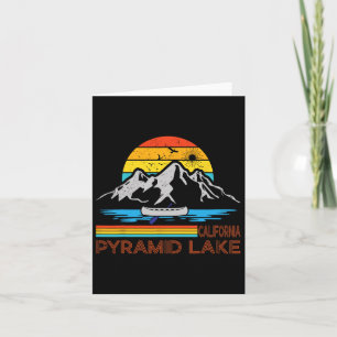 Pyramid Lake California Souvenirs Familie Wandelen Kaart