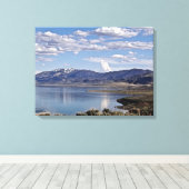 Pyramid Lake Nevada Landschap Canvas Afdruk (Insitu (Houten vloer))