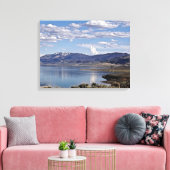 Pyramid Lake Nevada Landschap Canvas Afdruk (Insitu (Woonkamer))