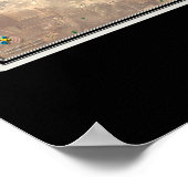 Pyramid Lake Nevada Satellite Poster Map (Hoek)