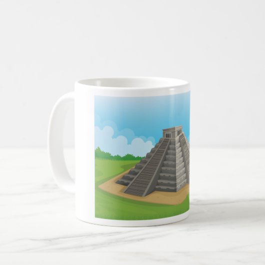 Pyramid of The Sun Mug Koffiemok (Voorkant links)