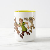 Pyramid Panic Tweekleurige Koffiemok (Center)