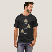 Pyramid Pyraright Pyraleft Ancient Egypte Egyptisc T-shirt (Voorkant volledig)