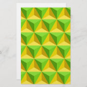 PYRAMID TRIANGELPATROON BRIEFPAPIER (Voorkant / Achterkant)