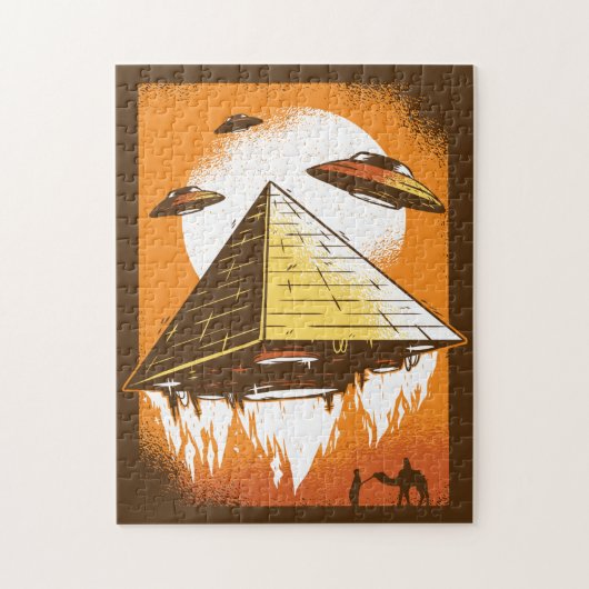 Pyramid Ufo Legpuzzel (Verticaal)
