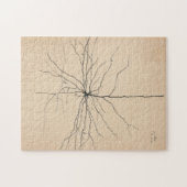 Pyramida Neuron Tekening door Santiago Ramón y Caj Legpuzzel (Horizontaal)