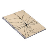 Pyramida Neuron Tekening door Santiago Ramón y Caj Notitieboek (Rechterzijde)