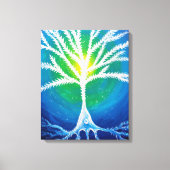 Pyramidaal neuron canvas afdruk (Voorkant)