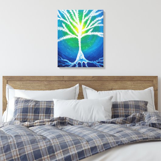 Pyramidaal neuron canvas afdruk (Insitu (Slaapkamer))