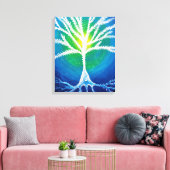 Pyramidaal neuron canvas afdruk (Insitu (Woonkamer))
