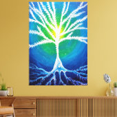 Pyramidaal neuron canvas afdruk (Insitu (Woonkamer))
