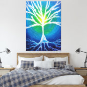 Pyramidaal neuron canvas afdruk (Insitu (Slaapkamer))
