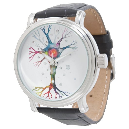 Pyramidaal neuron in de neocortex horloge (Gekanteld)