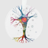 Pyramidaal neuron in de neocortex ornament (voorkant)