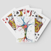 Pyramidaal neuron in de neocortex pokerkaarten (Achterkant)