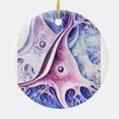 Pyramidale neuronen keramisch ornament (Achterkant)