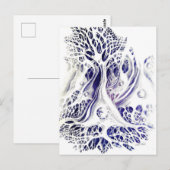 Pyramidale neurontekening briefkaart (Voorkant / Achterkant)