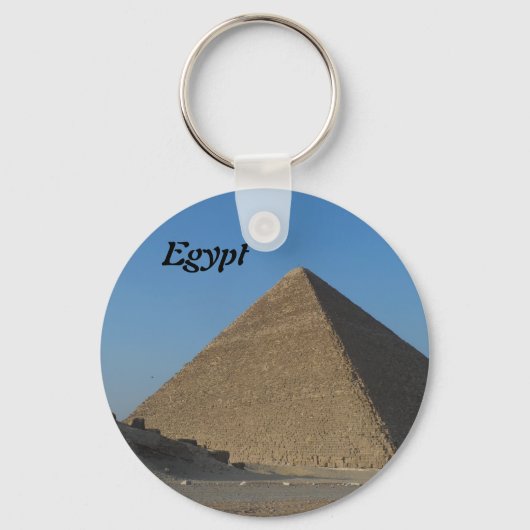 Pyramide bij Giza, Egypte Sleutelhanger (Voorkant)