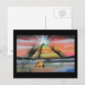 Pyramide Briefkaart. Briefkaart (Voorkant / Achterkant)