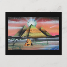 Pyramide Briefkaart. Briefkaart