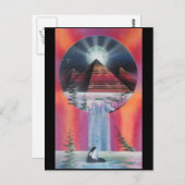 Pyramide Briefkaart. Briefkaart (Voorkant / Achterkant)