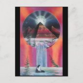 Pyramide Briefkaart. Briefkaart (Voorkant)