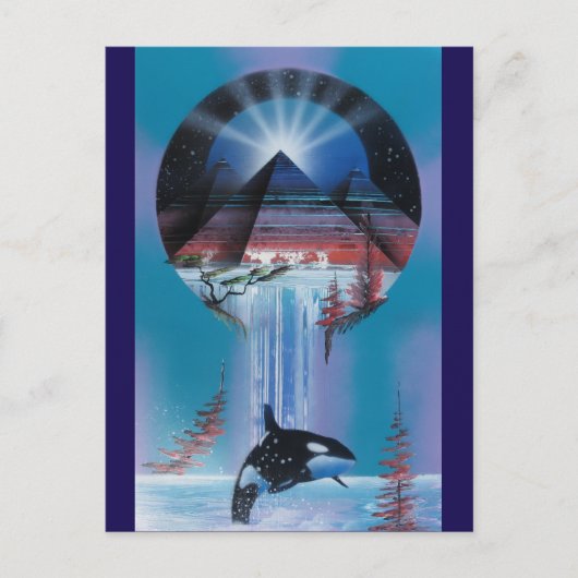 Pyramide-Briefkaart Briefkaart (Voorkant)