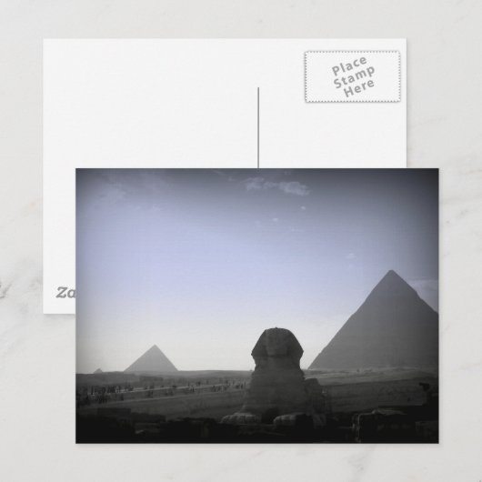 Pyramide en Sphinx Briefkaart (Voorkant / Achterkant)