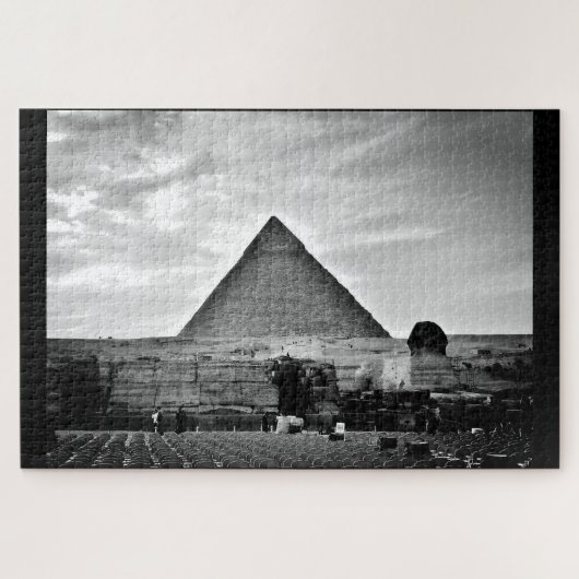Pyramide en Sphinx Legpuzzel (Horizontaal)