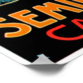 Pyramide en Sphynx, Caïro Poster (Hoek)