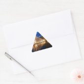 Pyramide in het Louvre Museum, Parijs, Frankrijk Sticker (Envelop)
