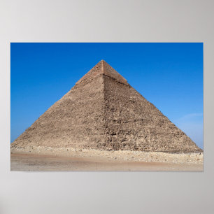 Pyramide of Cheops - Cairo, Egypte Poster