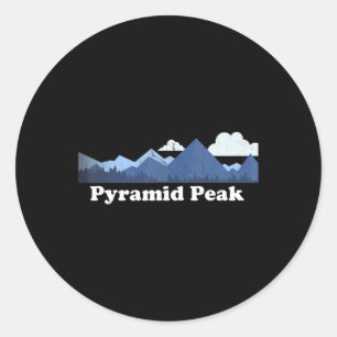 Pyramide Peak Bagger New York NY Ronde Sticker