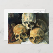 Pyramide van de Skulls Paul Cezanne Briefkaart (Voorkant / Achterkant)