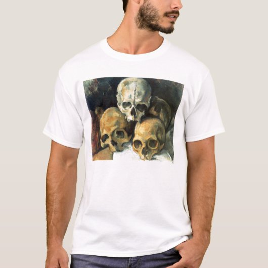 Pyramide van de Skulls Paul Cezanne T-shirt (Voorkant)