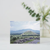 Pyramide van de zon, Teotihuacan Complex Briefkaart (Staand voorkant)