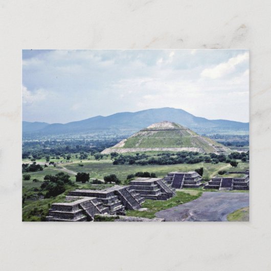 Pyramide van de zon, Teotihuacan Complex Briefkaart (Voorkant)