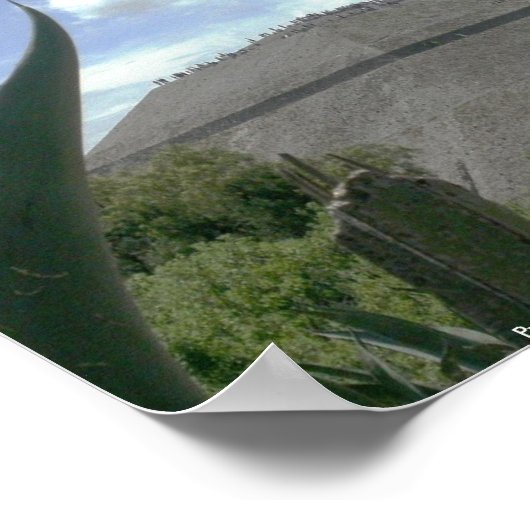 Pyramide van de zon, Teotihuacan, Mexico Poster (Hoek)