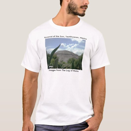 Pyramide van de zon, Teotihuacan, Mexico T-shirt (Voorkant)