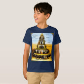Pyramide van het kapitalistische systeem (antikapi t-shirt (Voorkant volledig)