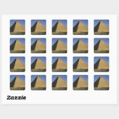 Pyramide van Khafre c.2589-30 BC Vierkante Sticker (Vel)