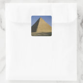 Pyramide van Khafre c.2589-30 BC Vierkante Sticker (Tas)