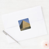 Pyramide van Khafre c.2589-30 BC Vierkante Sticker (Envelop)