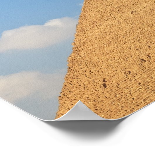 Pyramide van Khufu Poster (Hoek)