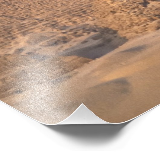 Pyramide van Menkaure Mycerinus), piramide van Foto Afdruk (Hoek)