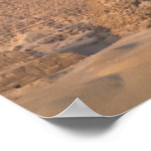 Pyramide van Menkaure Mycerinus), piramide van Poster (Hoek)