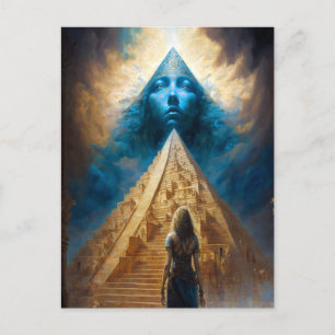 Pyramide Visionary Surreal Art Briefkaart
